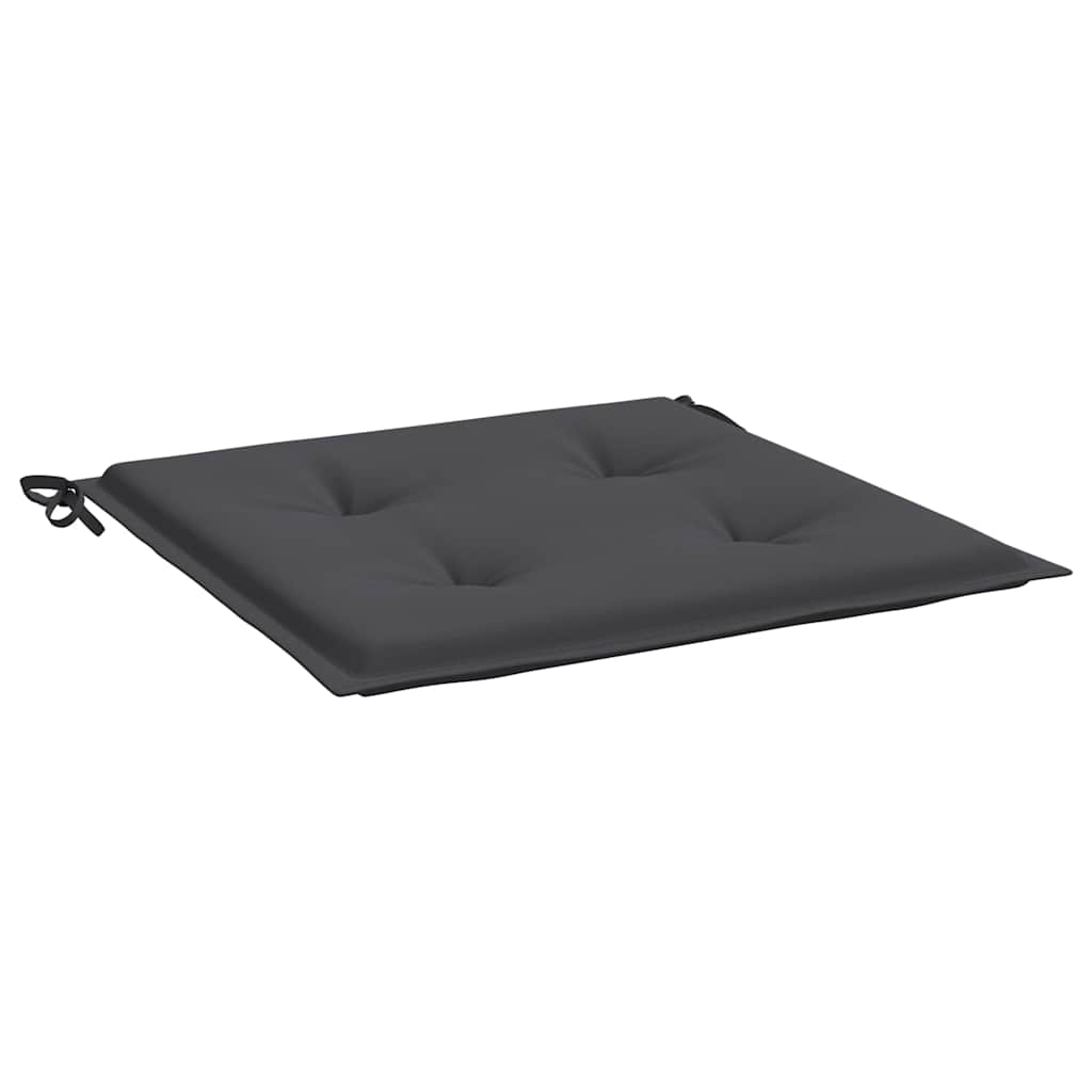 Cuscini per Sedia 4 pz Antracite 50x50x3 cm in Tessuto Oxford | homemem39