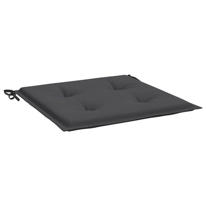 Cuscini per Sedia 4 pz Antracite 50x50x3 cm in Tessuto Oxford | homemem39