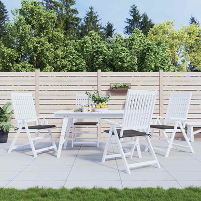 Cuscini per Sedia 4 pz Antracite 50x50x3 cm in Tessuto Oxford | homemem39