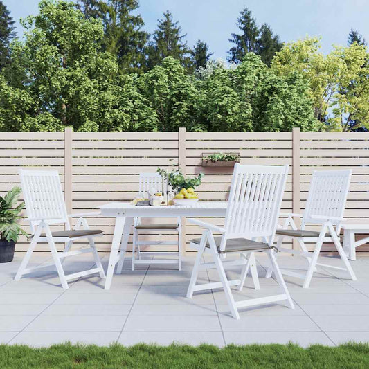 Cuscini per Sedia 4 pz Grigi 50x50x3 cm in Tessuto Oxford | homemem39