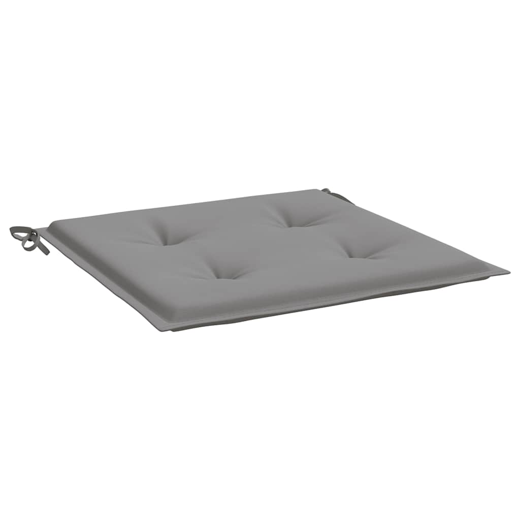Cuscini per Sedia 6 pz Grigi 50x50x3 cm in Tessuto Oxford | homemem39