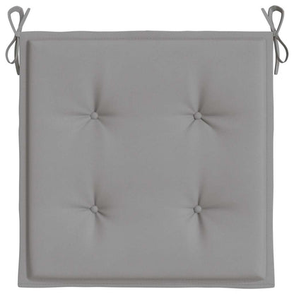 Cuscini per Sedia 6 pz Grigi 50x50x3 cm in Tessuto Oxford | homemem39