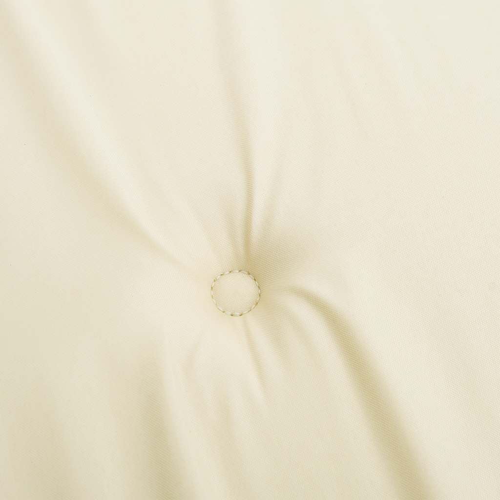 Cuscini per Sedia 4 pz Crema 50x50x3 cm in Tessuto Oxford | homemem39
