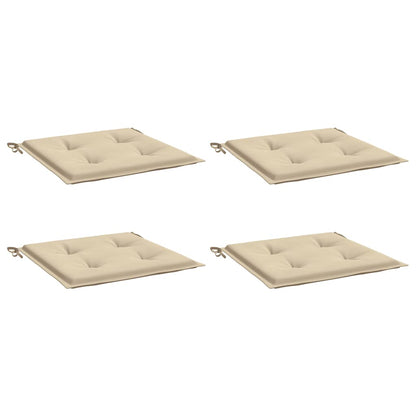 Cuscini per Sedia 2 pz Beige 50x50x4 cm in Tessuto Oxfor4 | homemem39