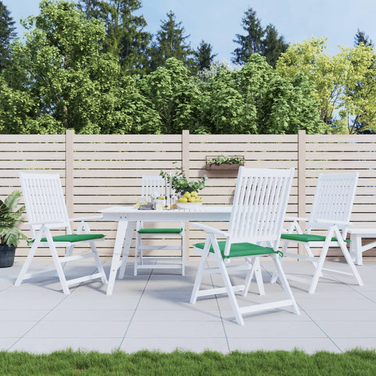Cuscini per Sedia 4 pz Verdi 50x50x3 cm in Tessuto Oxford - homemem39