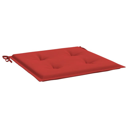 Cuscini per Sedia 6 pz Rossi 50x50x3 cm in Tessuto Oxford | homemem39