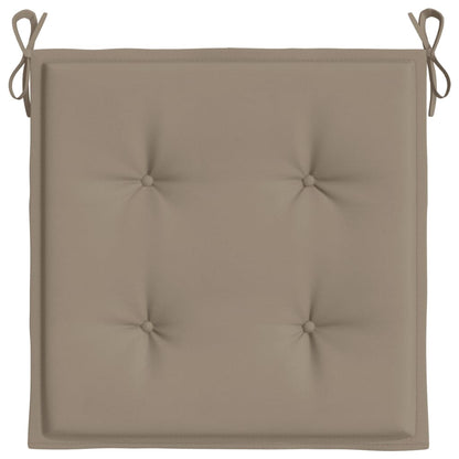 Cuscini per Sedia 6 pz Tortora 50x50x4 cm in Tessuto Oxford | homemem39