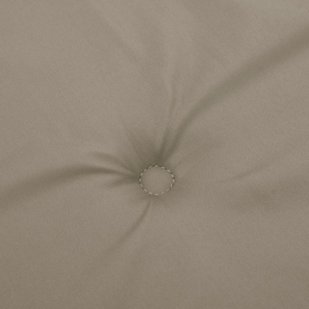 Cuscini per Sedia 6 pz Tortora 50x50x4 cm in Tessuto Oxford | homemem39