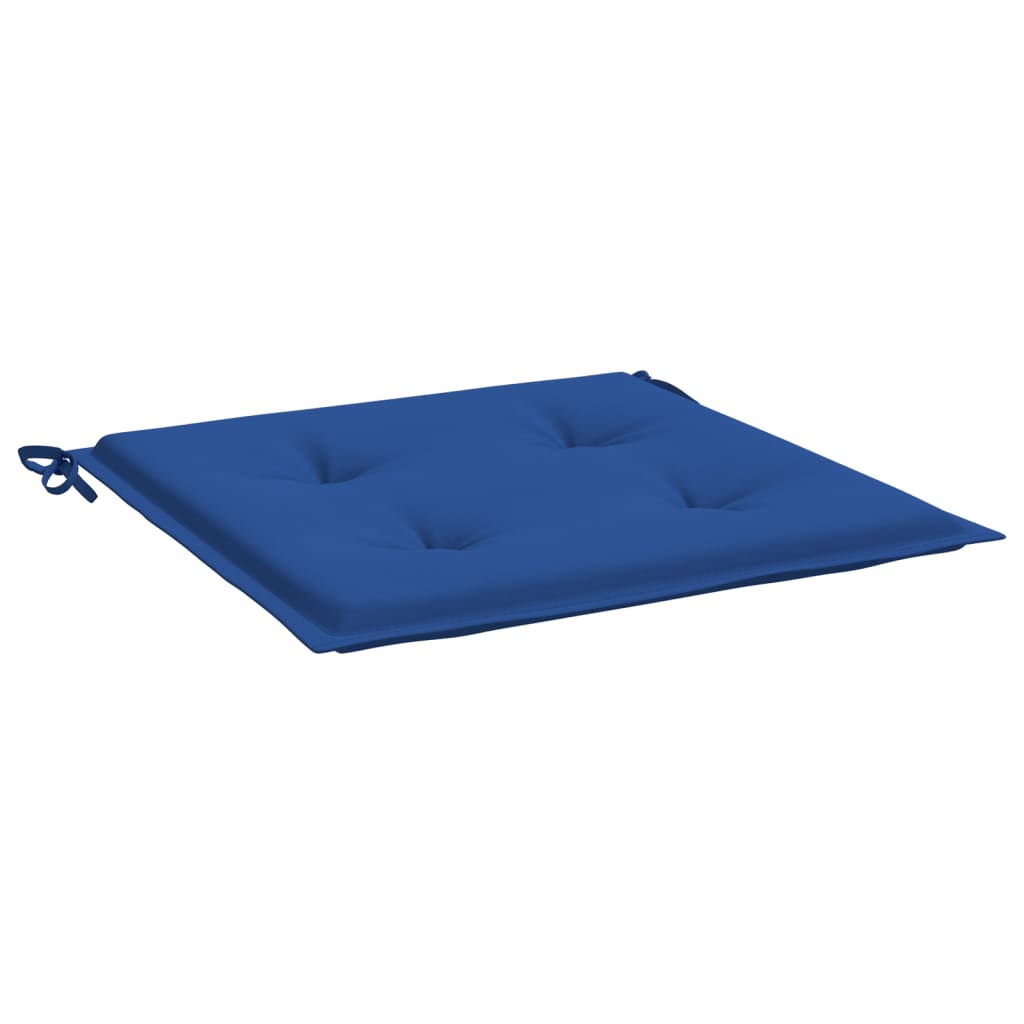 Cuscini per Sedia 6 pz Blu Reale 50x50x4 cm in Tessuto Oxford | homemem39
