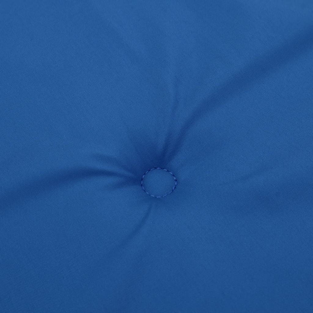 Cuscini per Sedia 6 pz Blu Reale 50x50x3 cm in Tessuto Oxford