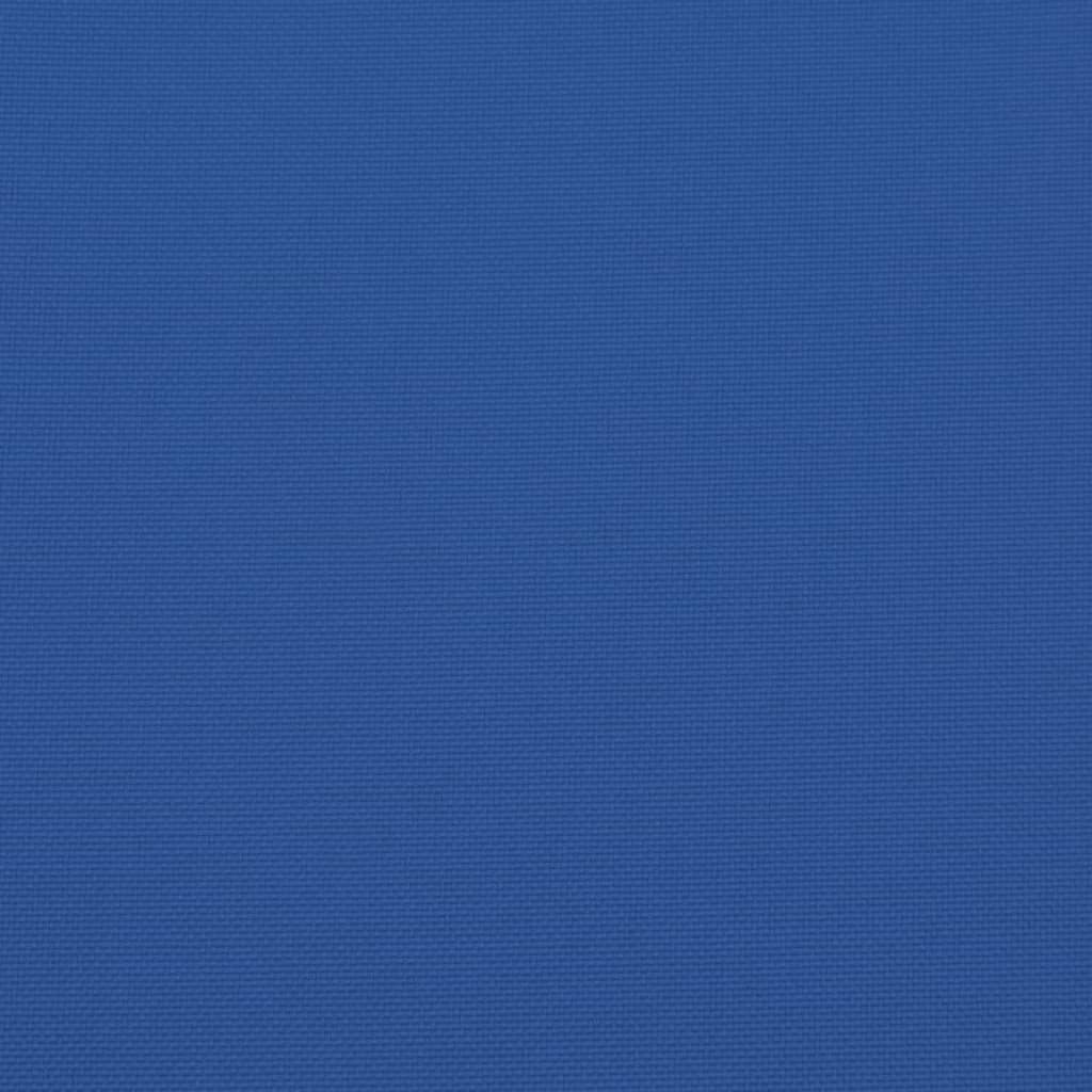 Cuscini per Sedia 6 pz Blu Reale 50x50x3 cm in Tessuto Oxford