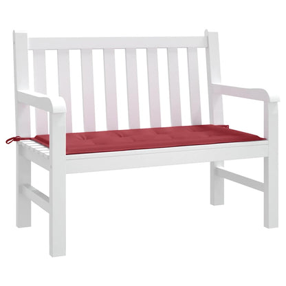 Cuscino per Panca Rosso Vino 120x50x4 cm in Tessuto Oxford | homemem39