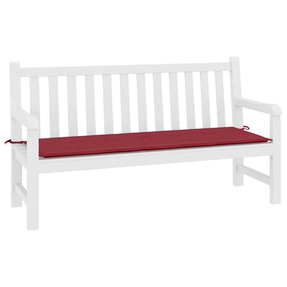 Cuscino per Panca Rosso Vino 200x50x4 cm in Tessuto Oxford | homemem39