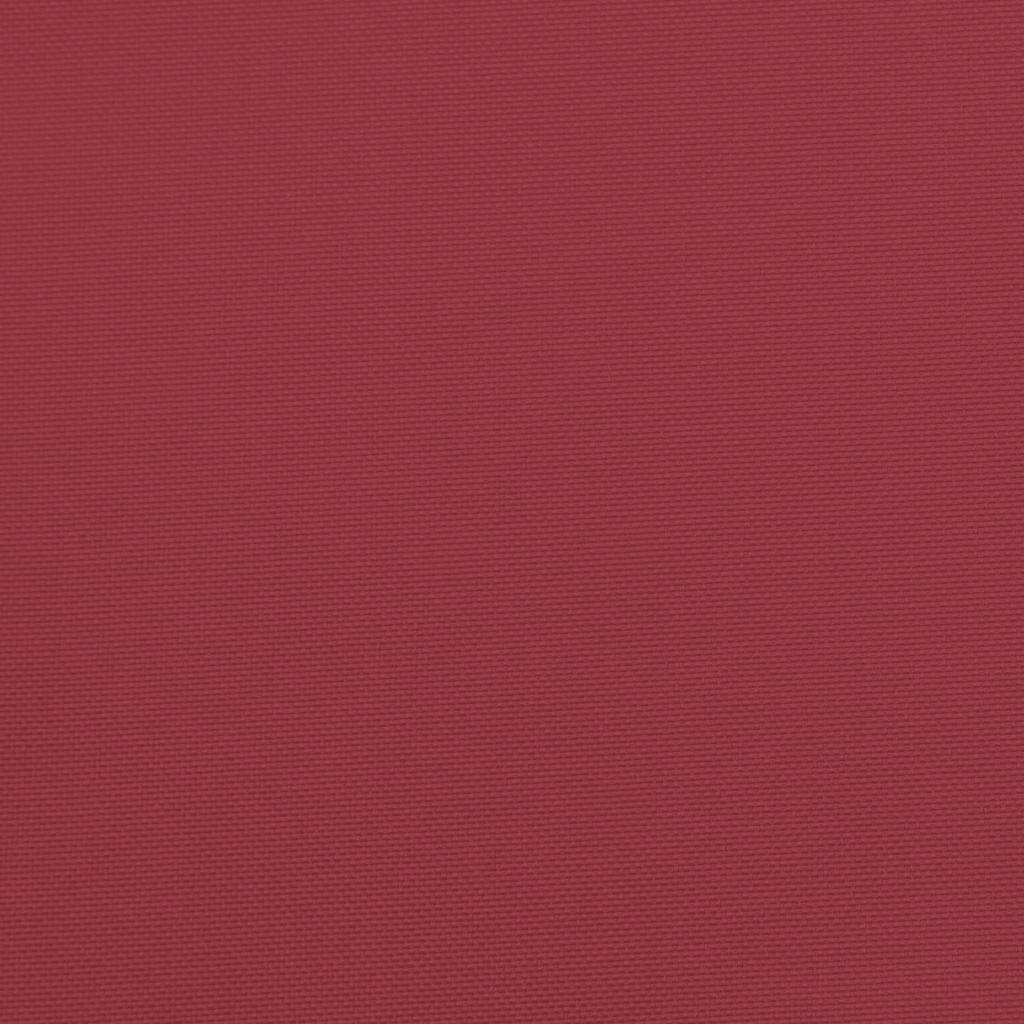 Cuscino per Panca Rosso Vino 200x50x4 cm in Tessuto Oxford | homemem39