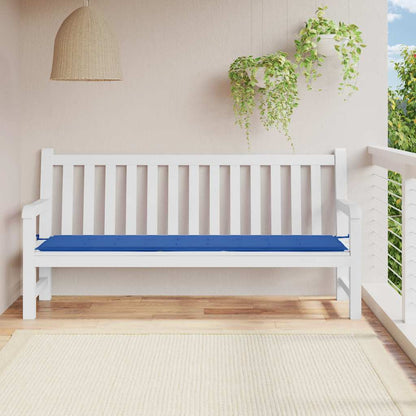 Cuscino per Panca Blu Reale 200x50x4 cm in Tessuto Oxford | homemem39
