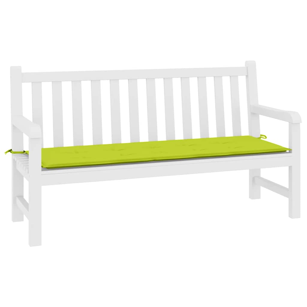 Cuscino per Panca Verde Brillante 200x50x4 cm in Tessuto Oxford | homemem39