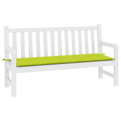 Cuscino per Panca Verde Brillante 200x50x4 cm in Tessuto Oxford | homemem39