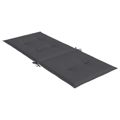 Cuscini per Sedie 6 pz Antracite 120x50x3 cm in Tessuto - homemem39