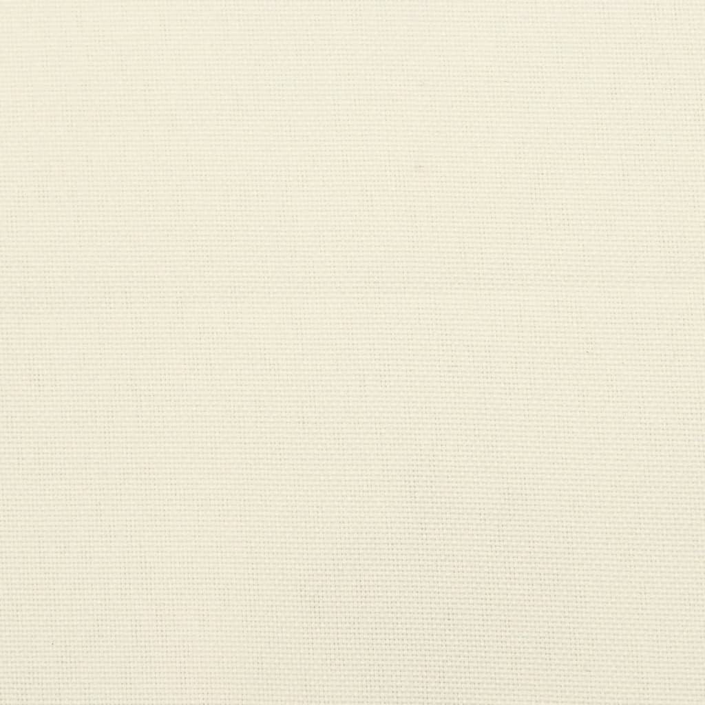 Cuscini per Sedie 6 pz Crema 120x50x3 cm in Tessuto - homemem39