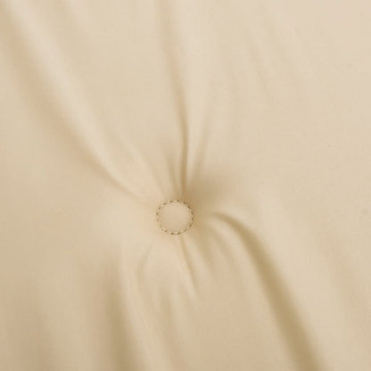 Cuscini per Sedie 6 pz Beige 120x50x3 cm in Tessuto - homemem39