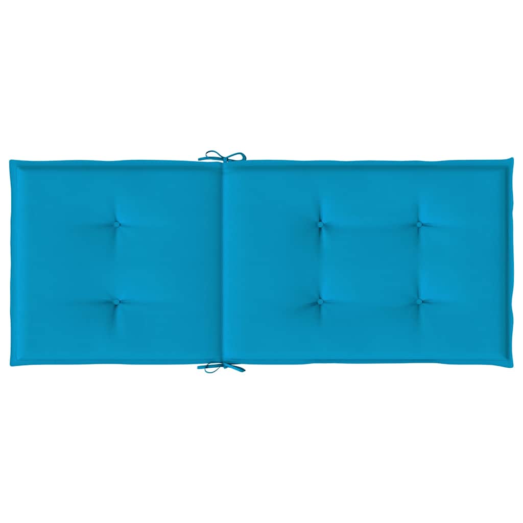 Cuscini per Sedie 6 pz 120x50x3 cm in Tessuto