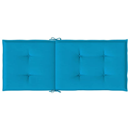 Cuscini per Sedie 6 pz 120x50x3 cm in Tessuto