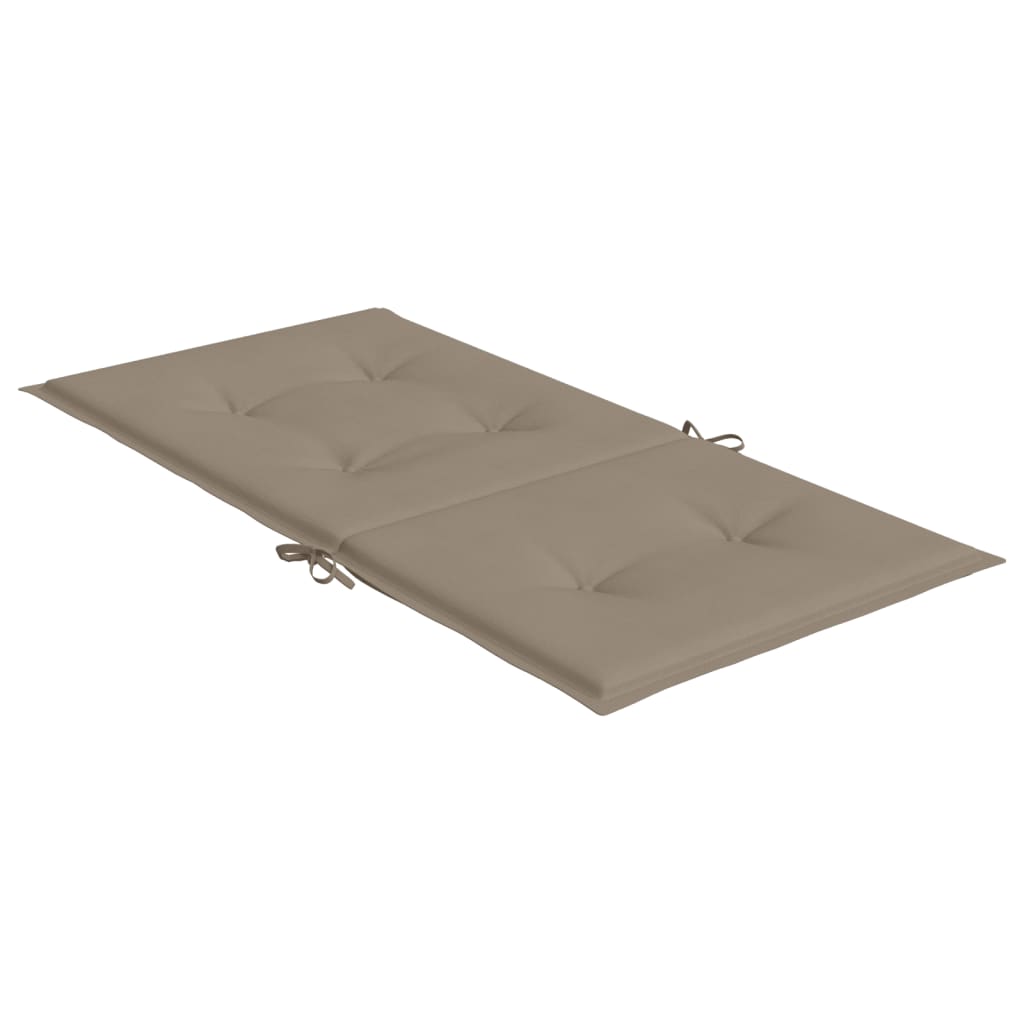 Cuscini per Sedia 6 pz Tortora 100x50x3 cm in Tessuto Oxford | homemem39