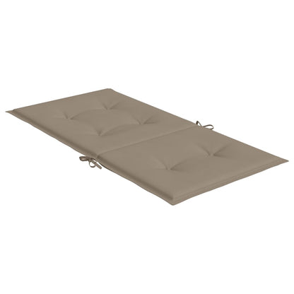 Cuscini per Sedia 6 pz Tortora 100x50x3 cm in Tessuto Oxford | homemem39