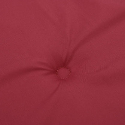 Cuscini per Sedia 4 pz Rosso Vino 100x50x7 cm in Tessuto | homemem39