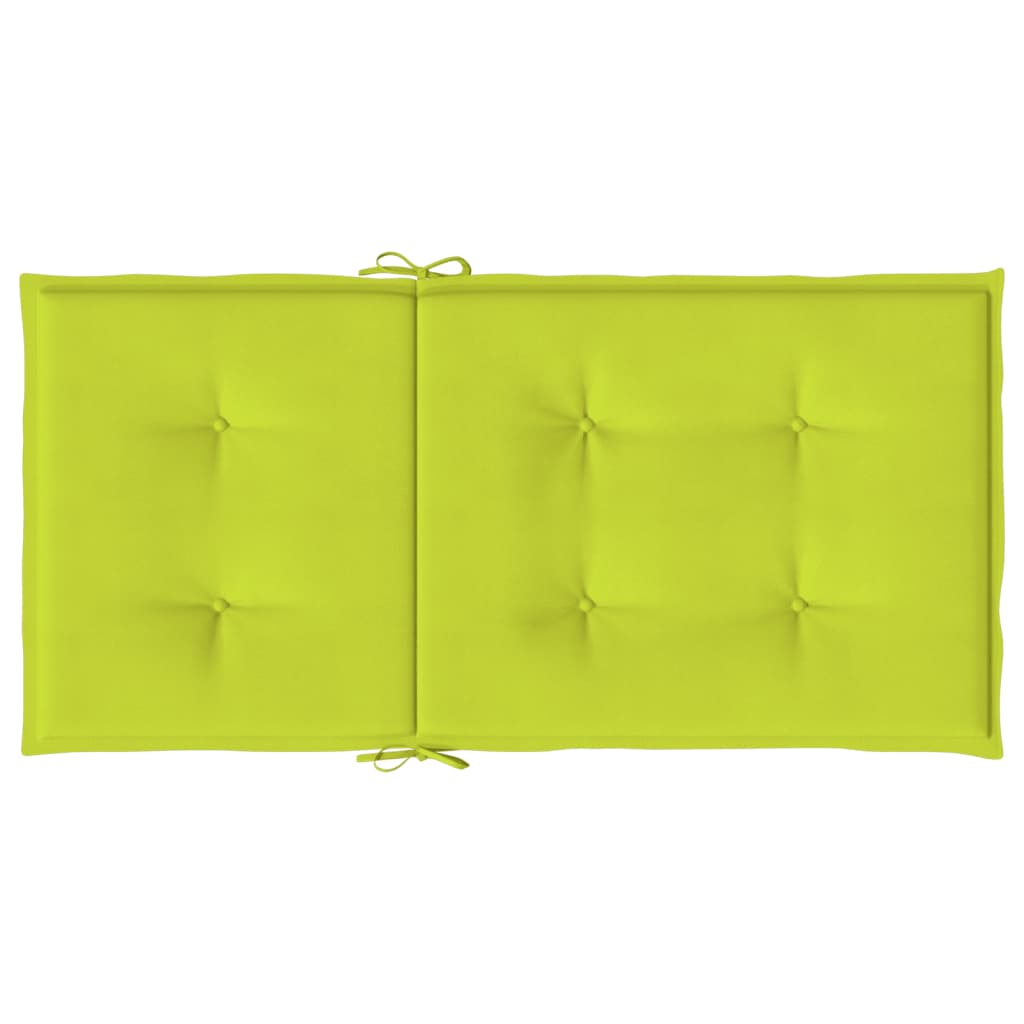 Cuscini per Sedia 4 pz Verde Intenso 100x50x3 cm Tessuto Oxford | homemem39