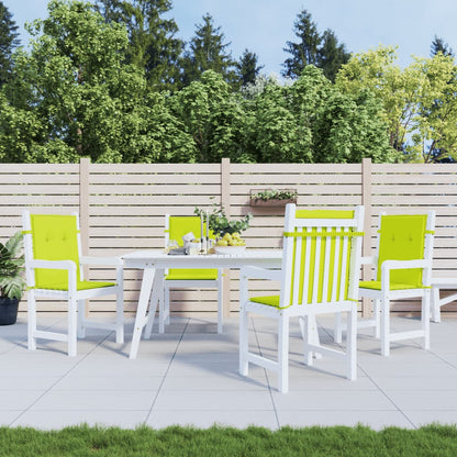 Cuscini per Sedia 4 pz Verde Intenso 100x50x3 cm Tessuto Oxford | homemem39