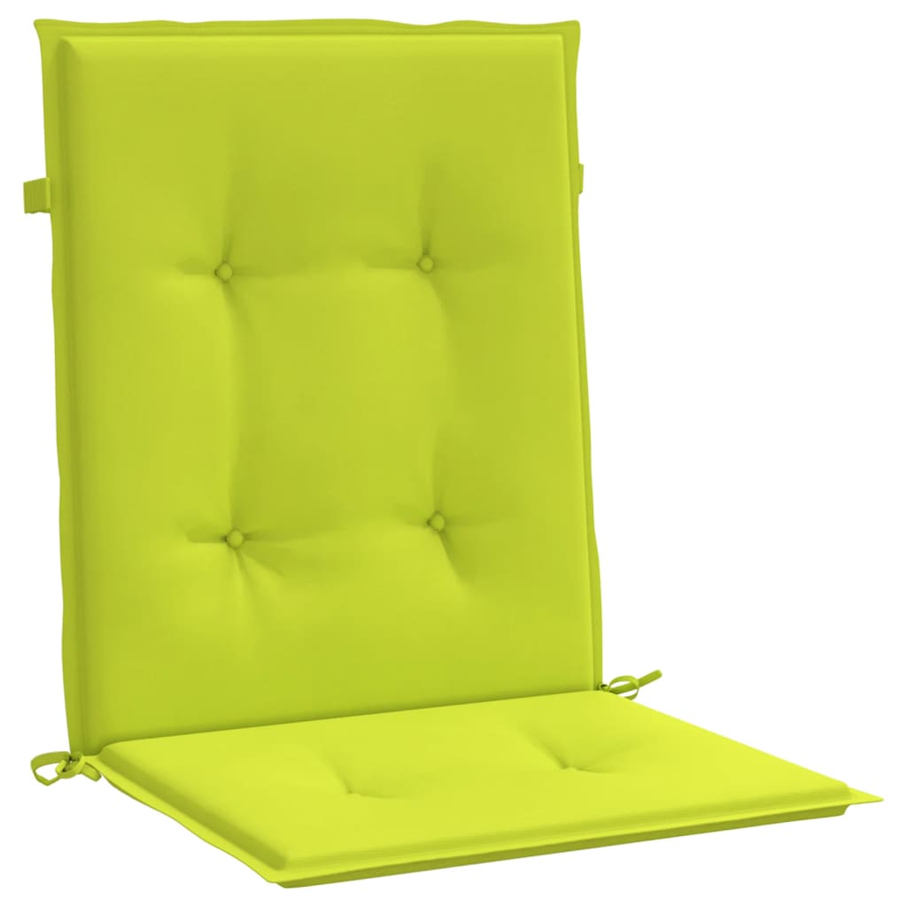 Cuscini per Sedia 6 pz Verde Intenso 100x50x3 cm Tessuto Oxford - homemem39
