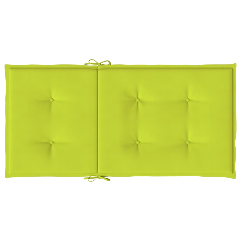 Cuscini per Sedia 6 pz Verde Intenso 100x50x3 cm Tessuto Oxford - homemem39