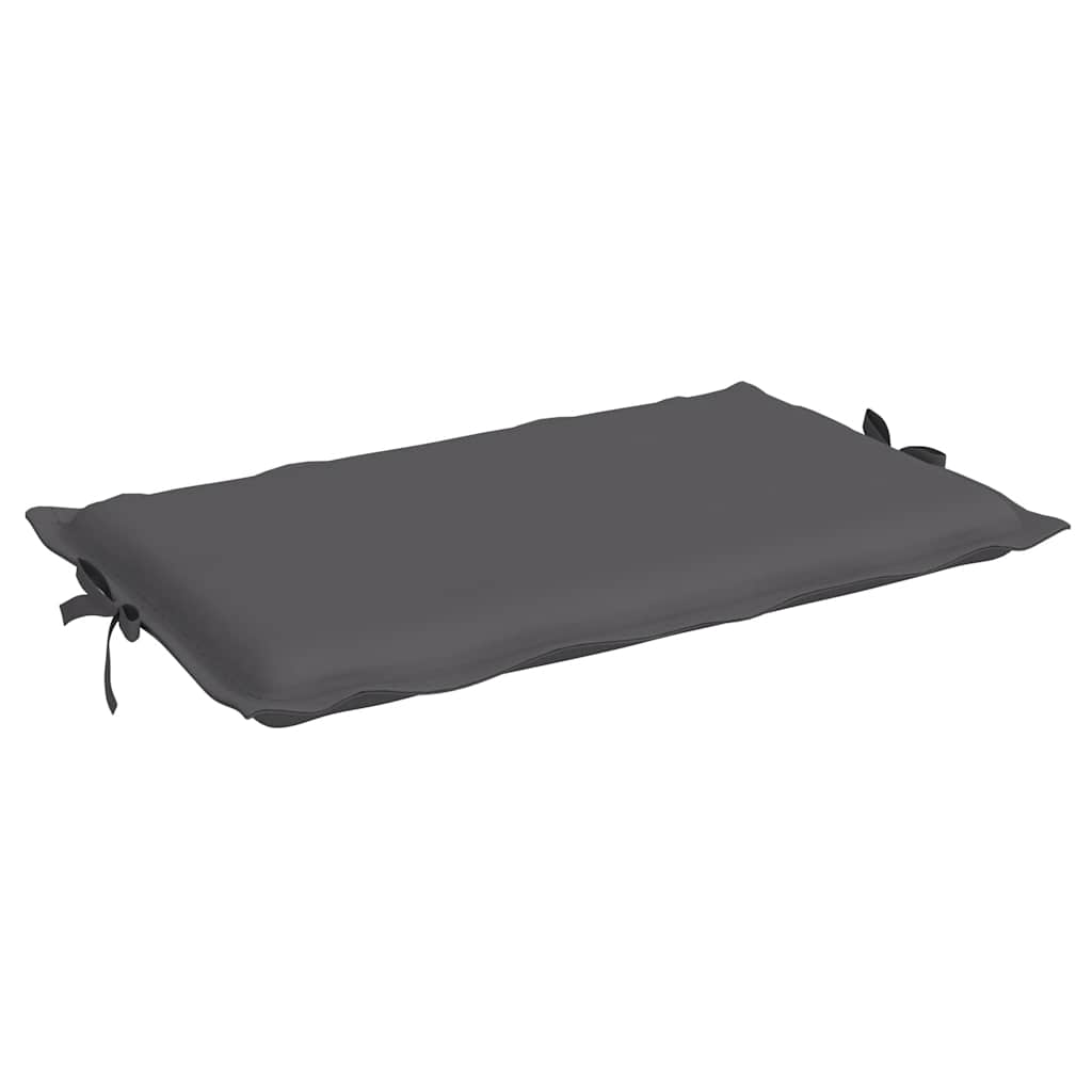 Cuscino per Lettino Antracite 186x58x4 cm in Tessuto Oxford | homemem39