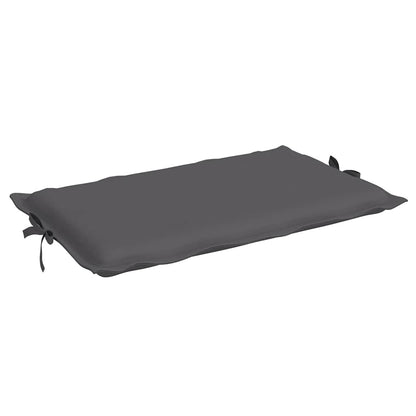 Cuscino per Lettino Antracite 186x58x4 cm in Tessuto Oxford | homemem39