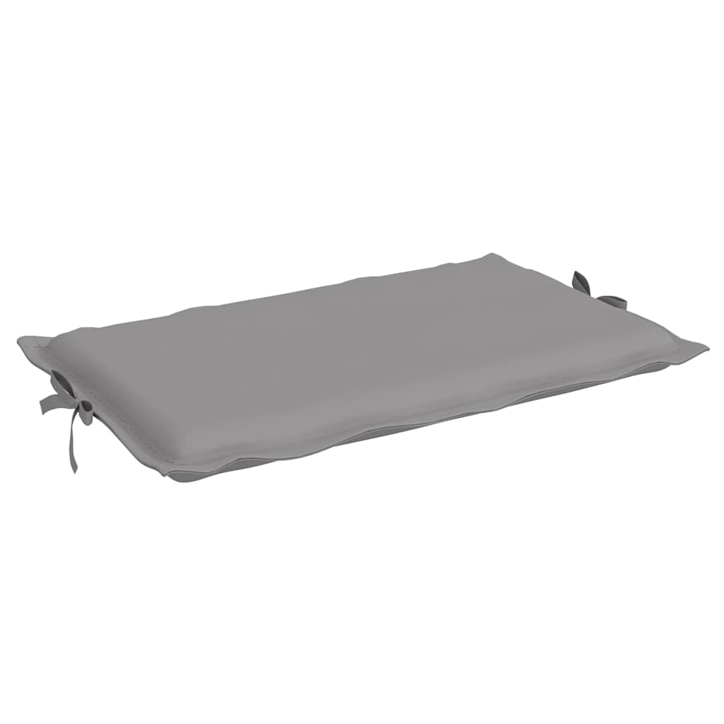Cuscino per Lettino Grigio 186x58x4 cm in Tessuto Oxford | homemem39
