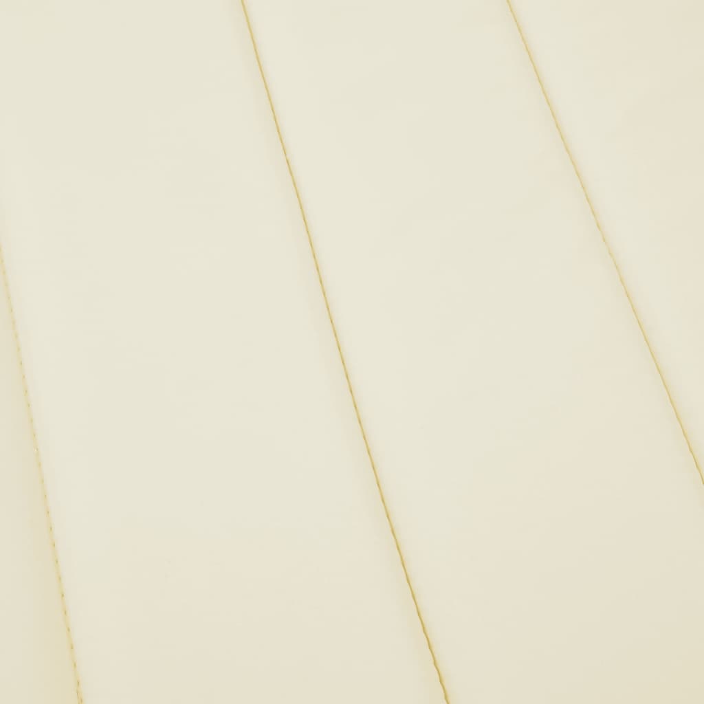 Cuscino per Lettino Crema 186x58x4 cm in Tessuto Oxford | homemem39