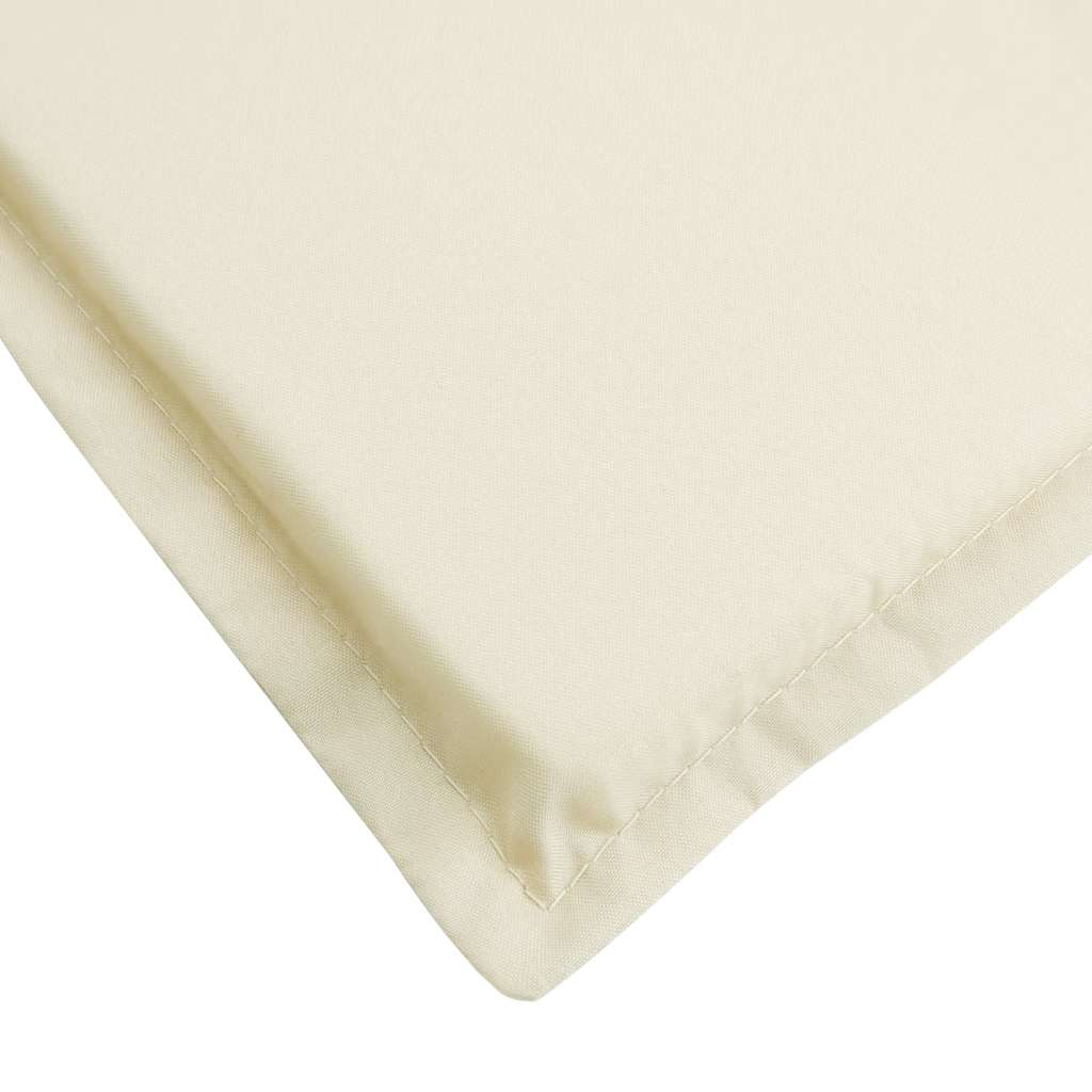Cuscino per Lettino Crema 186x58x4 cm in Tessuto Oxford | homemem39