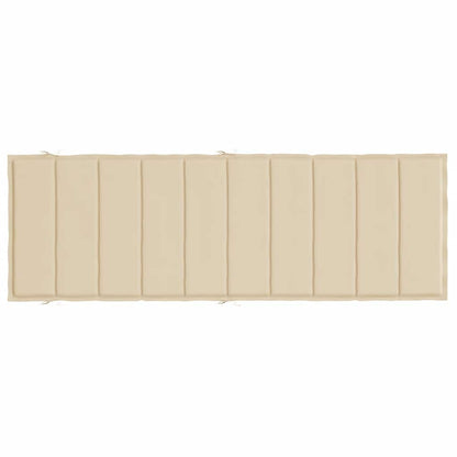 Cuscino per Lettino Beige 186x58x4 cm in Tessuto Oxford | homemem39
