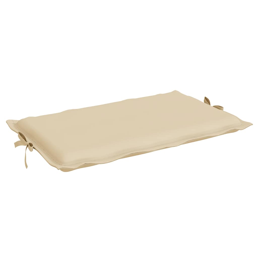Cuscino per Lettino Beige 186x58x4 cm in Tessuto Oxford | homemem39