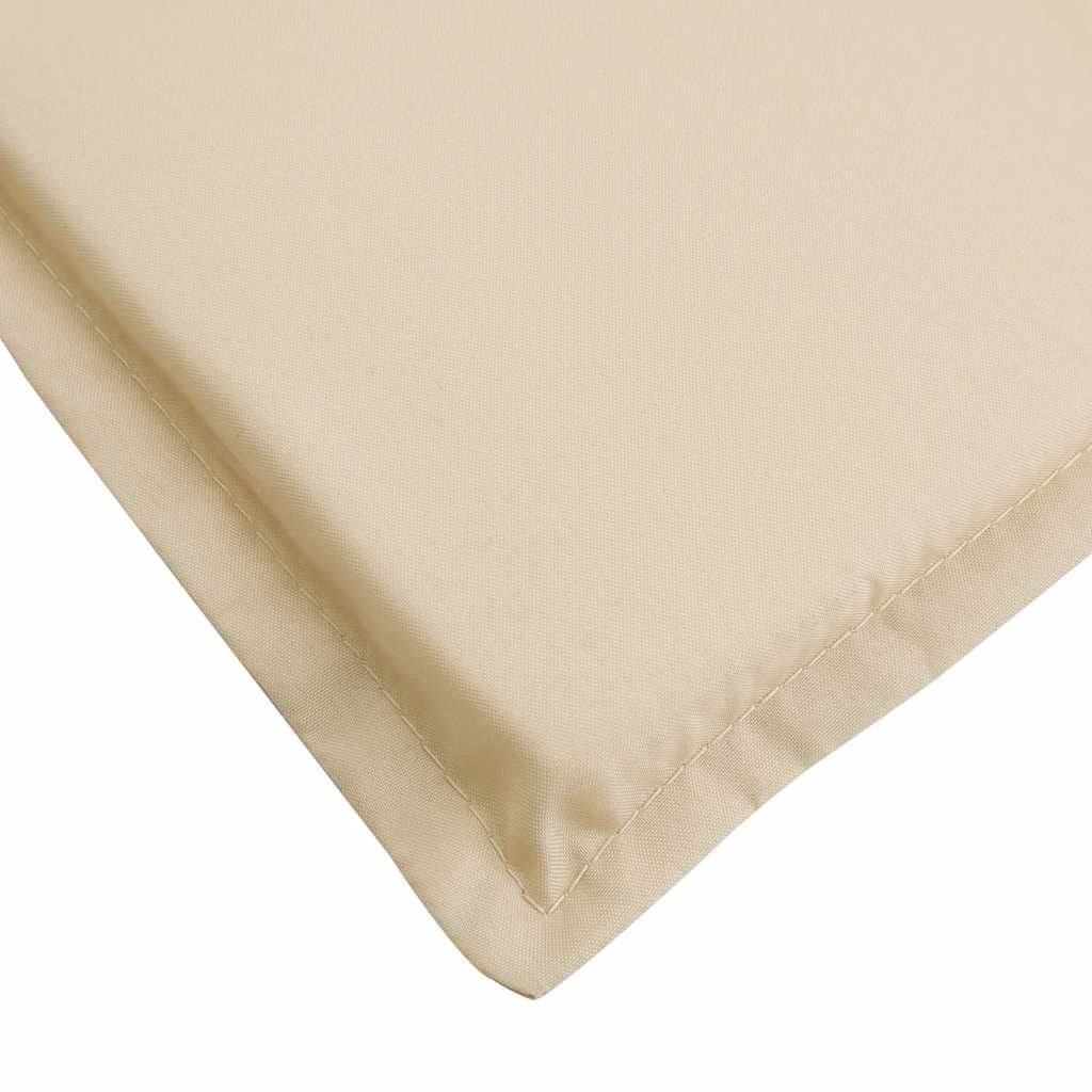 Cuscino per Lettino Beige 186x58x4 cm in Tessuto Oxford | homemem39