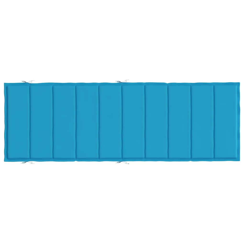 Cuscino per Lettino Blu 186x58x4 cm in Tessuto Oxford | homemem39