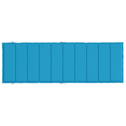 Cuscino per Lettino Blu 186x58x4 cm in Tessuto Oxford | homemem39