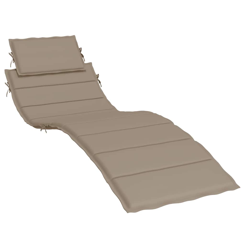 Cuscino per Lettino Tortora 186x58x4 cm in Tessuto Oxford | homemem39
