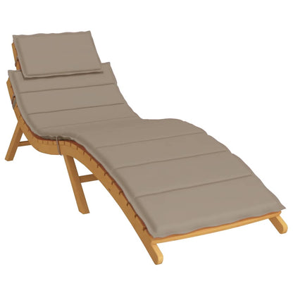 Cuscino per Lettino Tortora 186x58x4 cm in Tessuto Oxford | homemem39