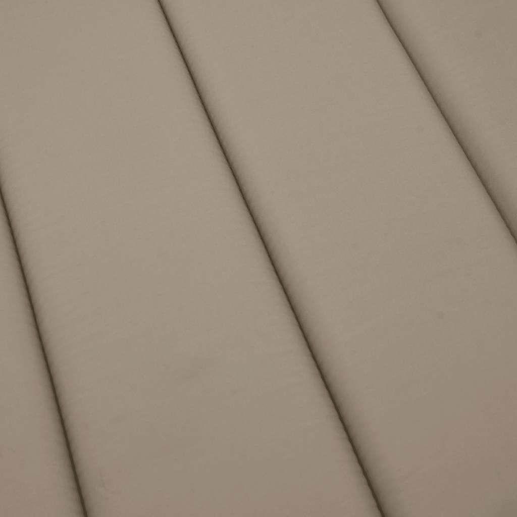 Cuscino per Lettino Tortora 186x58x4 cm in Tessuto Oxford | homemem39