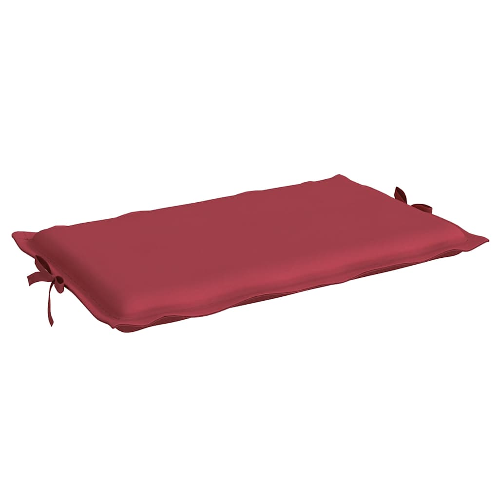 Cuscino per Lettino Rosso Vino 186x58x4 cm in Tessuto Oxford - homemem39