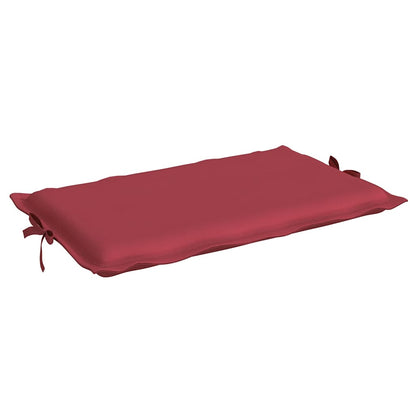 Cuscino per Lettino Rosso Vino 186x58x4 cm in Tessuto Oxford - homemem39