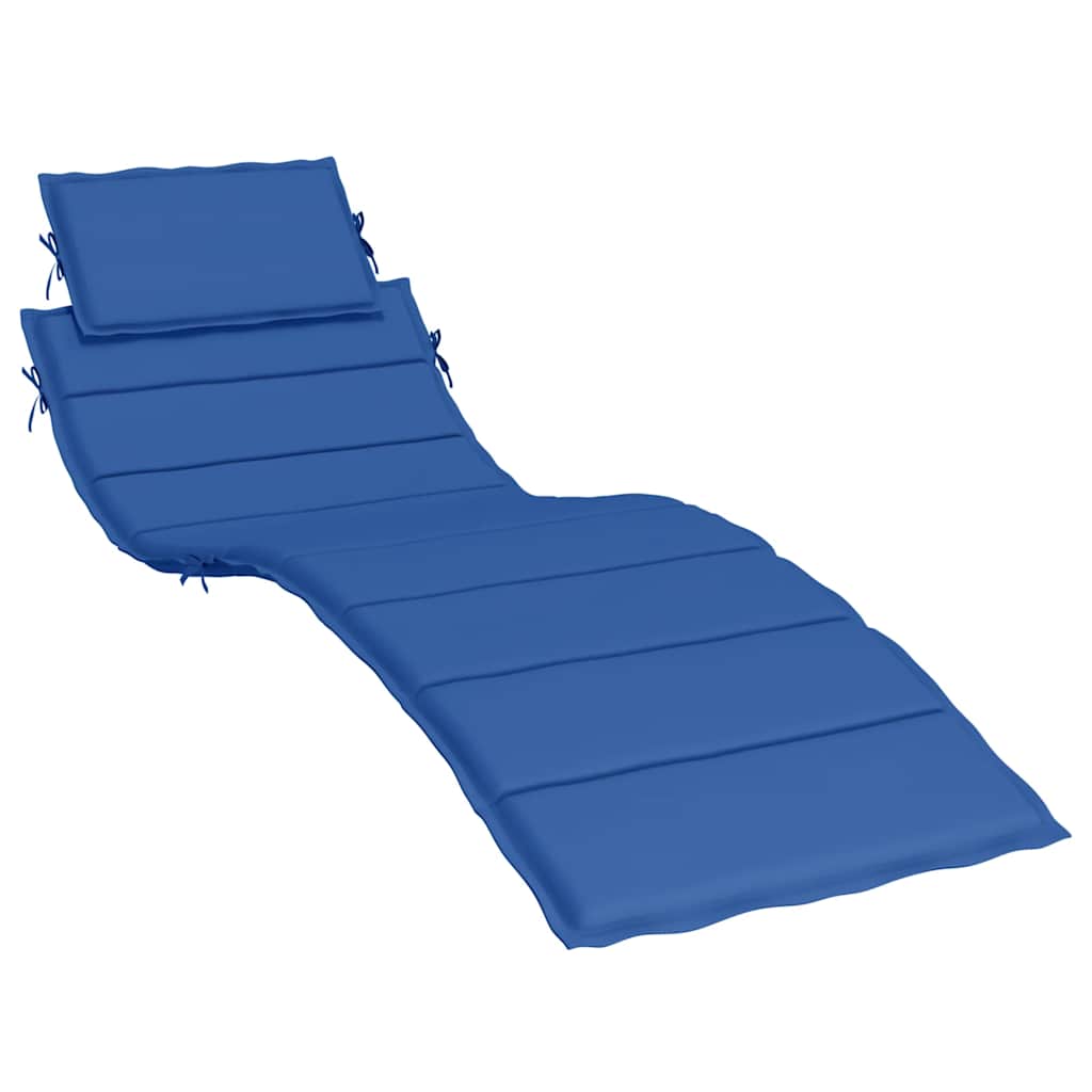 Cuscino per Lettino Blu Reale 186x58x4 cm in Tessuto Oxford | homemem39