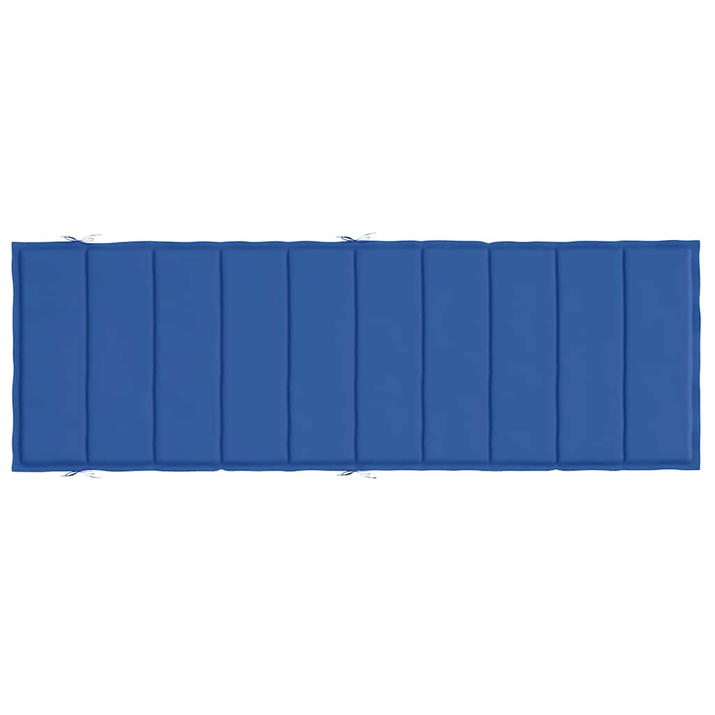 Cuscino per Lettino Blu Reale 186x58x4 cm in Tessuto Oxford | homemem39